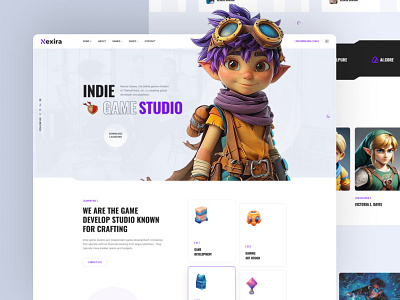 Nexira Indie Game Developer Team Website app esports game app game developer game development game maker indie indie game maker indie studio lotto nexira team ui ui design ux ux design website