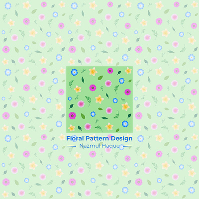 Floral Pattern Design colorful floral floral pattern flower flower pattern graphic design illustration leaf leaves leaves pattern pattern pattern background seamless seamless pattern simple pattern vector vector pattern