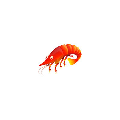 Shrimp Logo animal brand brand identity branding branding design icon identity logo logo design shrimp