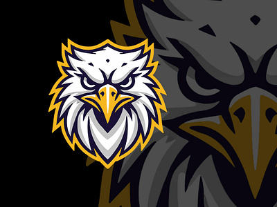 Eagle Head Mascot Logo #1 animal logo bird logo bold logo brand identity creative logo custome design eagle art eagle head eagle ilustration eagle logo eagle symbol graphic design logo design logo inspiration mascot logo minimalist logo modern logo professional logo vector design wildlife logo