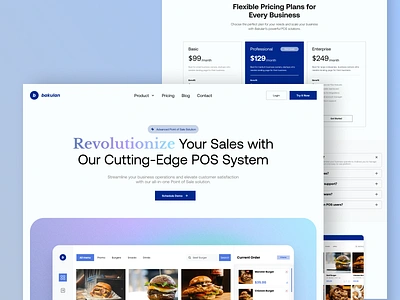 Bakulan - SaaS POS System branding design point of sale point of sales point of sales system pos pos system pricing saas ui ux web app
