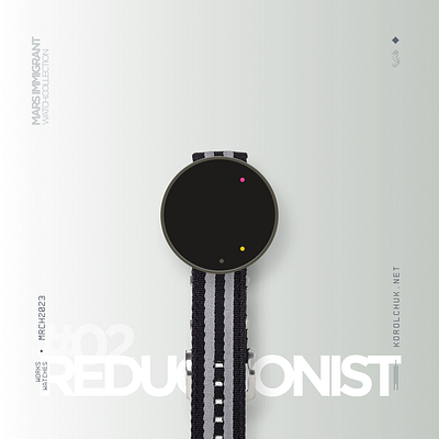 Watch collection n.2 'Reductionist' product design ui watch