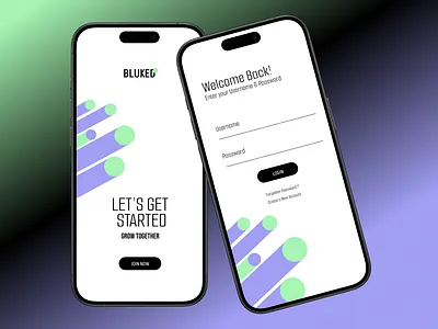 Bluked Mobile App UI/UX Design app uiux design mobile app ui uiux website design