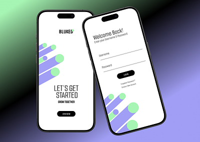Bluked Mobile App UI/UX Design app uiux design mobile app ui uiux website design