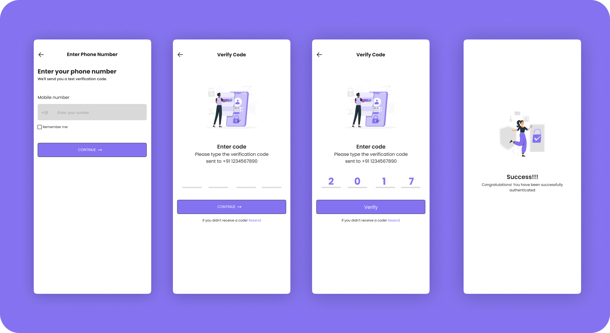 OTP Authentication UI Design 3d animation branding graphic design motion graphics ui ui design