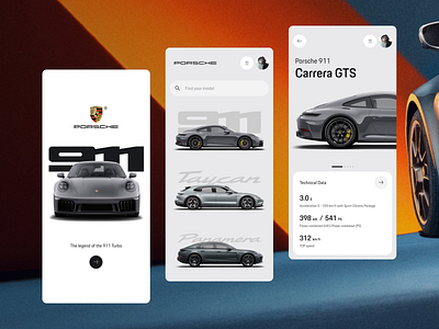 Daily UI Practice 911 car daily porsche porsche911 porscheturbo ui uidaily uidesign