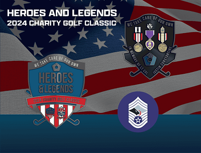 HEROES AND LEGENDS 2024 CHARITY GOLF CLASSIC 3d animation branding coin crypto design graphic design illustration logo ui