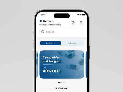 Pharmacy Ordering App UI Design app design app designer app ui app ux behance daily design daily ux design design studio designers dribbble figma graphic design medicine delivery medicine ordering app pharmacy delivery app ui ui design uiux ux design