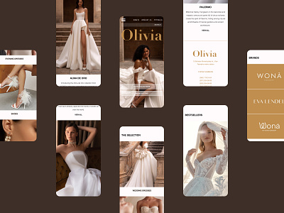 Bridal Salon Website Design bridal bridal hero section bridal salon bridal website hero section wedding ui uidesign uxui wedding wedding dresss wedding website