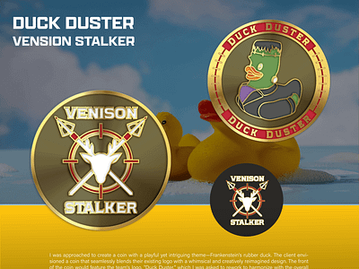 DUCK DUSTER VENSION STALKER 3d animation branding coin crypto design graphic design illustration logo ui