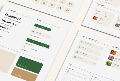 UX/UI design process for a flower wholesaler mobile app