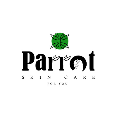 Logo Design For Parrot- Skin Care branding design graphic design illustration logo typography ux