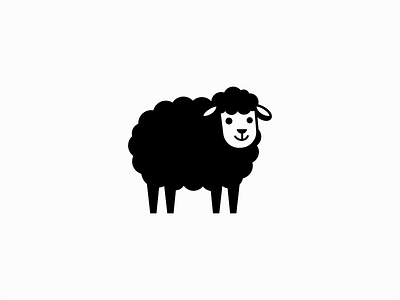 Sheep Logo animal branding cartoon cute design emblem farm icon identity illustration kids lamb logo mark mascot sheep simple symbol vector