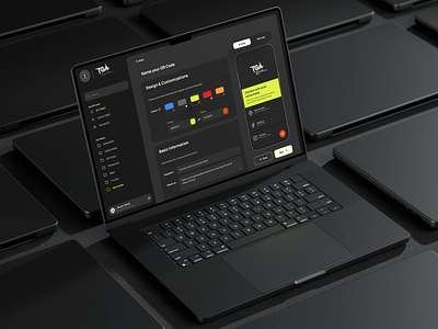 QR Code Generator Management 🪄 asset card color create dark mode design edit elements generator management navigation project qr qr code sidebar social media ui ux website