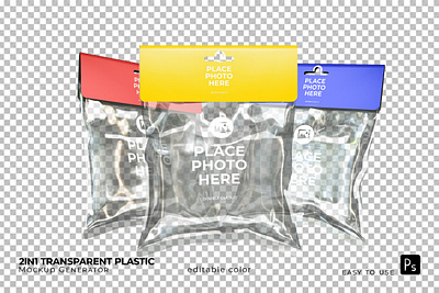 Transparent Plastic Packaging 3d animation branding design graphic design illustration logo ui ux vector