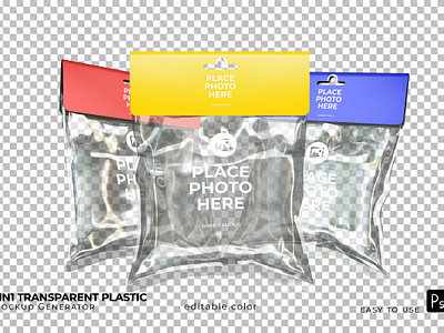 Transparent Plastic Packaging 3d animation branding design graphic design illustration logo ui ux vector