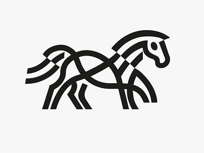 HORSE branding castle design graphic design horse horser horses icon identity illustration jump knight logo marks symbol ui