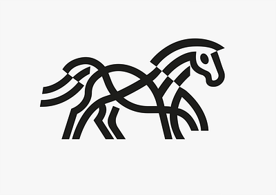 HORSE branding castle design graphic design horse horser horses icon identity illustration jump knight logo marks symbol ui