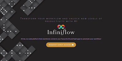 InfiniFlow Carrd Design carrd carrd design design ui website design website development