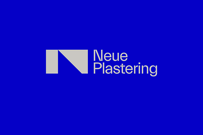 Neue Plastering Visual Identity branding graphic design logo