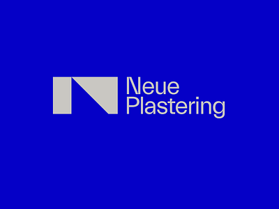 Neue Plastering Visual Identity branding graphic design logo