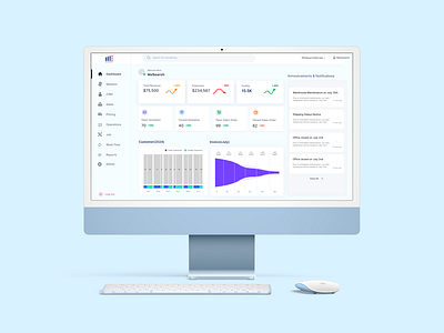 Dasboard Design For Logistix admin dashboard ui