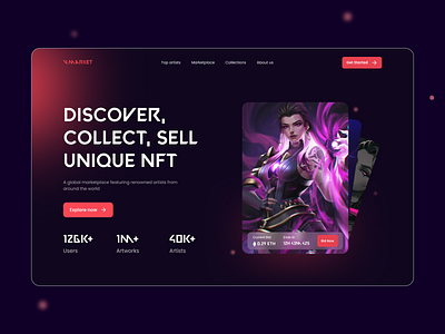 Redesign Figma Community Designs design game nft ui ux valorant web web design website