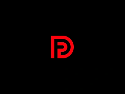 DP Mark d dp letters logo mark monogram p pin sign symbol type