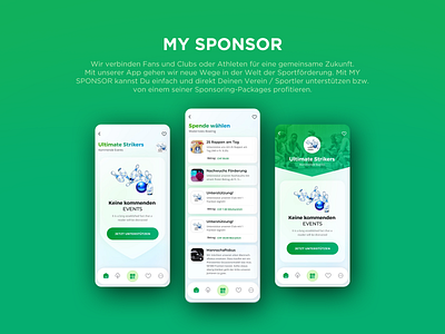 The App My Sponsor is designed by Ansysoft adobe illustrator adobe photoshop athlete brighterfuture clubs connect directly fans figma mobile app mysponsor revolutionizing sponsorshippackages sportssponsorship supportyourcluborathlete