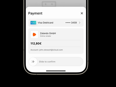 Persuasive payment slider concept iphone mobile mobile ui payment slider ui