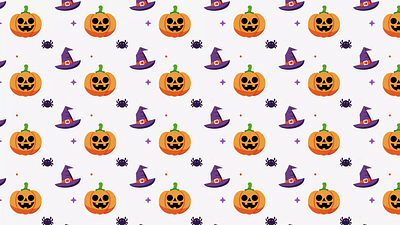 Halloween Animated Pattern animation background halloween illustration pattern