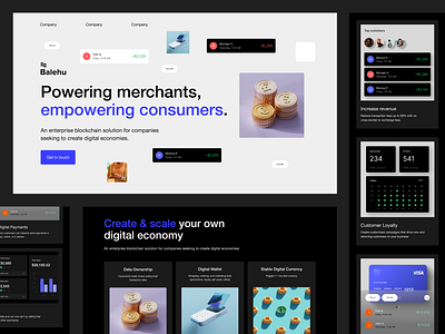 Balehu website agency analytics branding company crypto currency dashboard design digital figma graphic design landing logo page prototype ui ux web webdesign website