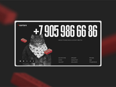 Creative website footer cat creative figma footer menu navigation ui webdesign website