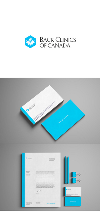 BACK CLINICS OF CANADA branding graphic design logo ui web design