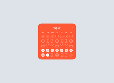 daily ui / 080 / date picker app daily ui dailyui date design mobile picker web