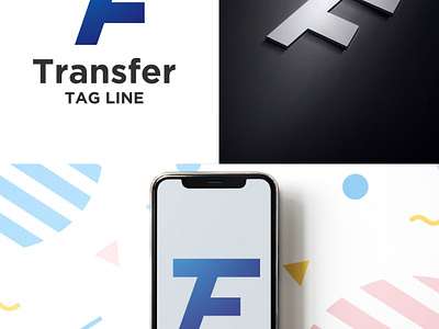 Letter TF transfer Logo Design branding business logo creative design ft logo graphic design icon letter mark logo logo design logo inspire logo type logos minimal modern popular shot tf logo transfer vector