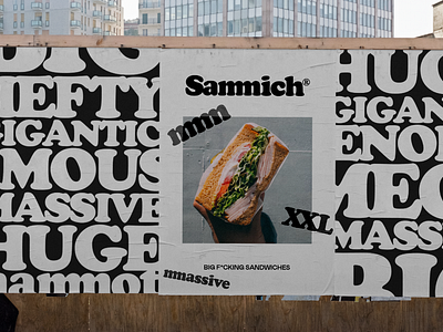 Sammich® Visual Identity branding graphic design logo