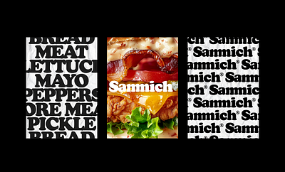 Sammich® Visual Identity branding graphic design logo