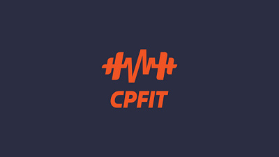 CPFIT | Visual Brand Identity brand design branding coaching dumbbell fitness graphic design gym logo logo design mockups sport visual brand identity visual identity