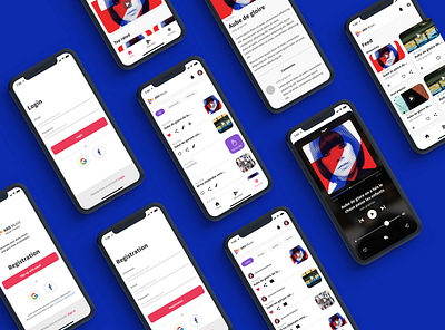 ARD AI music creator app ai flow ui user experience ux wireframes