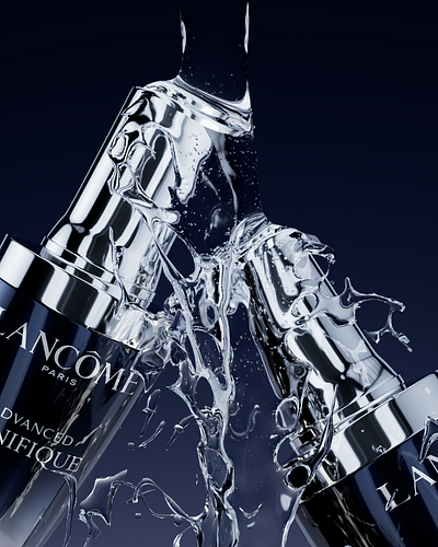 3D Product render Lancôme 3d 3d render branding design graphic design illustration motion graphics