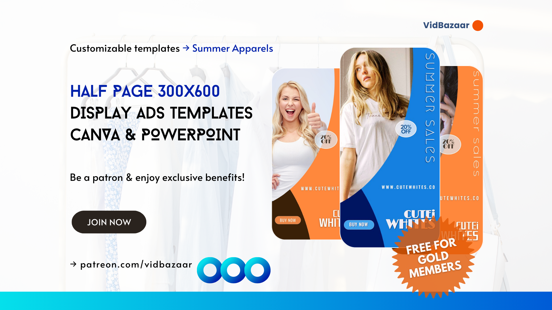 300x600 Animated Display Ads for Google Platform - PPT & Canva advertising animation black friday branding canva google ads powerpoint video ads