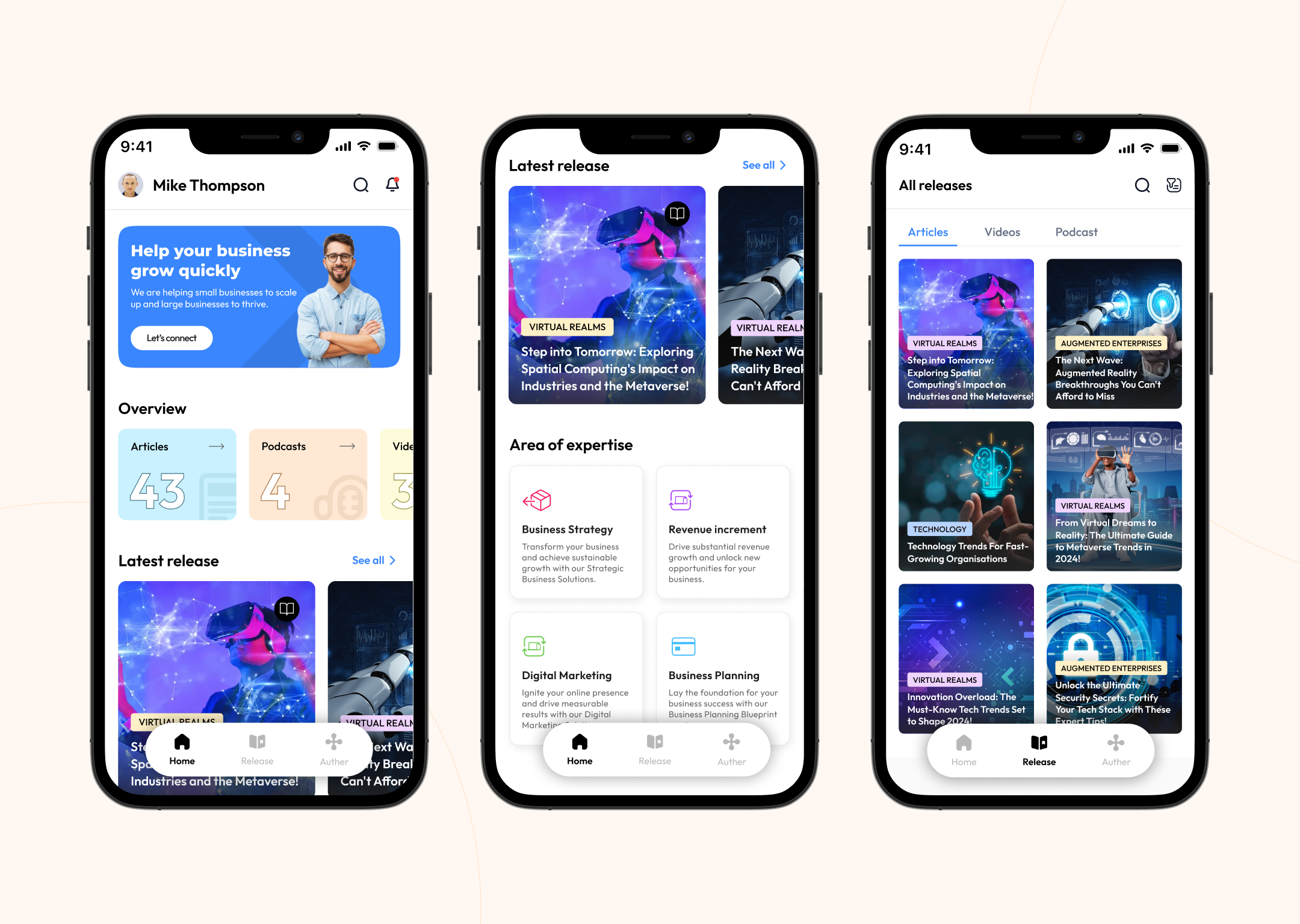 Mobile App Designed for Business Consultant business consultant mobile app business mobile app design figma mobile app design minimal mobile app design mobile app for business news and article mobile app