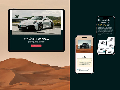 Luxury Rent-A-Car Website design interface luxury mobile rent a car ui user experience user interface ux web design website