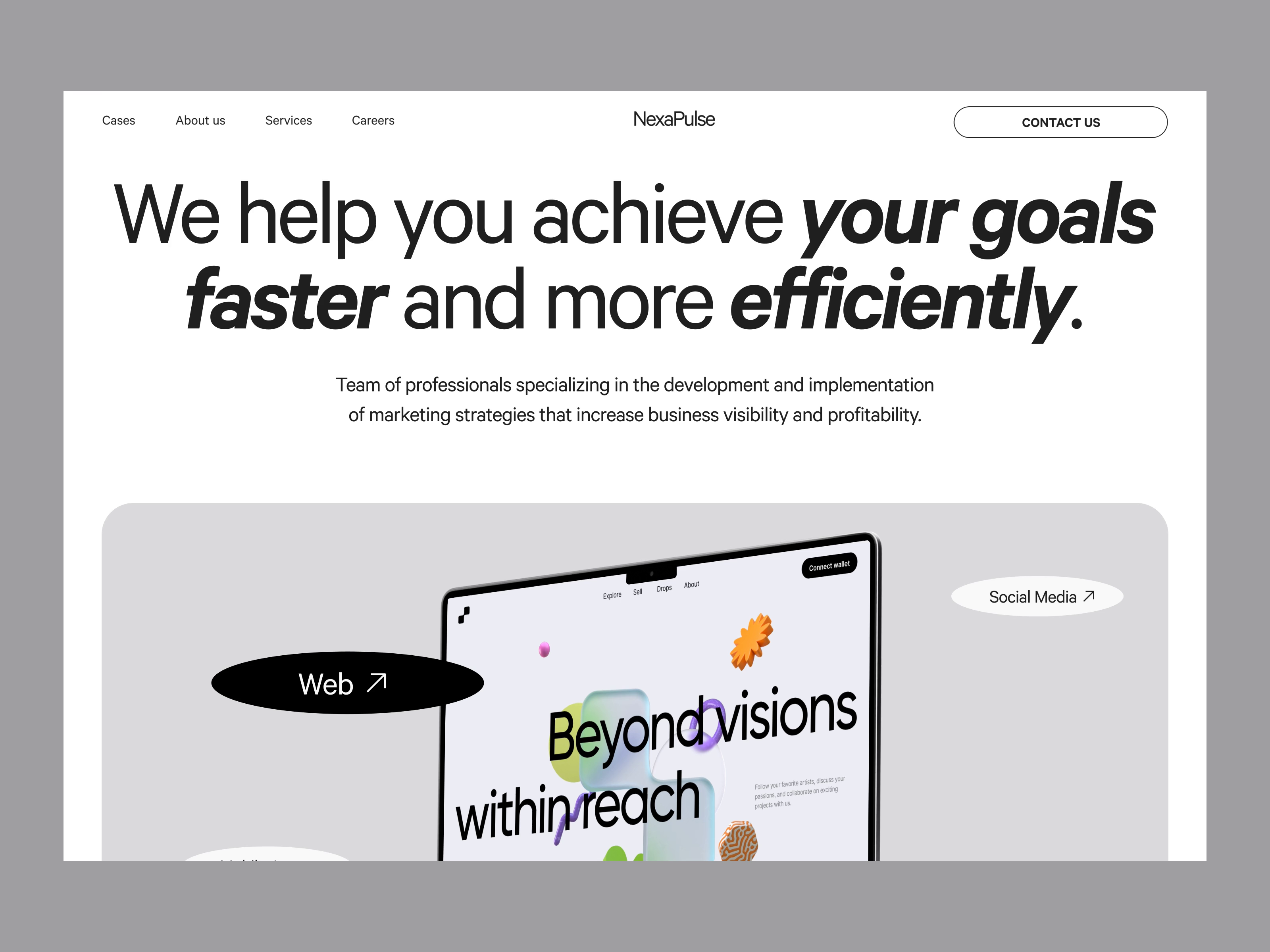 Example of Landing Page Design