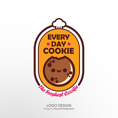 Logo for Cookie Co. branding cake cookie food foodlogo graphic graphic design idea illustrator logo logoidea siavashdesigner siavashmoghadam