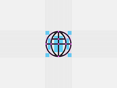 Globe + cross - Logo mark concept structure branding christian cross globe logo logo mark structure