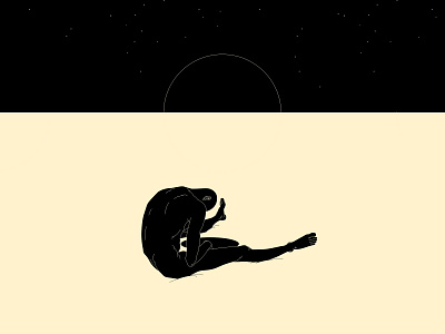 Giving Up. abstract composition conceptual illustration design dual meaning editorial editorial illustration existencialism illustration laconic lines meaning minimal philosophical philosophy poster sad searching sitting ssad