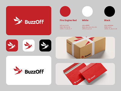 BuzzOff Logo branding business graphic design logo logos modern simple