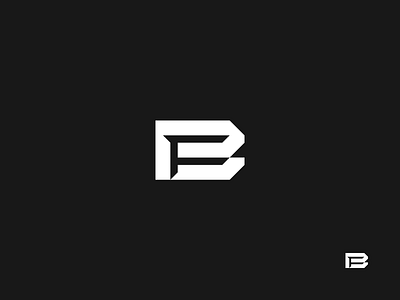 BF Logo mark - Concept black branding geometric logo logo mark white